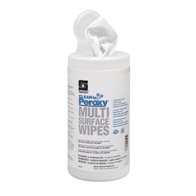 004206 WIPES CLEAN BY PEROXY 6/125CT 