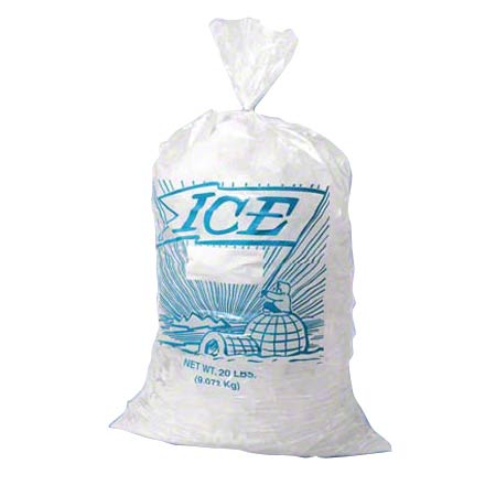 H11PMET ICE BAG 8LB, PRINTED 1000/CS, 8X3X20 0012ML