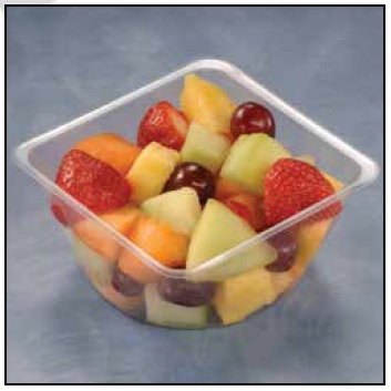 5052-171700 14oz CONTAINER CLEAR, BUN/SALAD TRAY