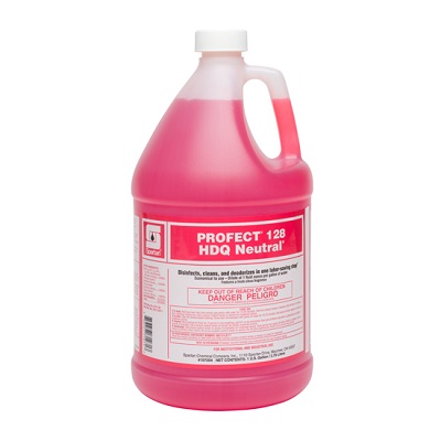 107204 PROFECT 128 HDQ NEUTRAL  DISINFECTANT CLEANER 4/1GAL