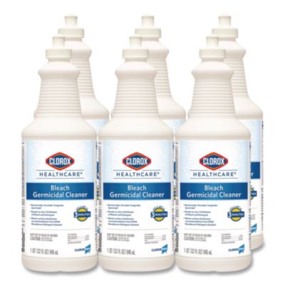 68832 HEALTHCARE GERMICIDAL CLEANER W/BLEACH 6/32OZ PTOP