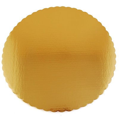 1635 16&quot; GOLD CAKE CIRCLE 
DOUBLE WALL 50/CASE
