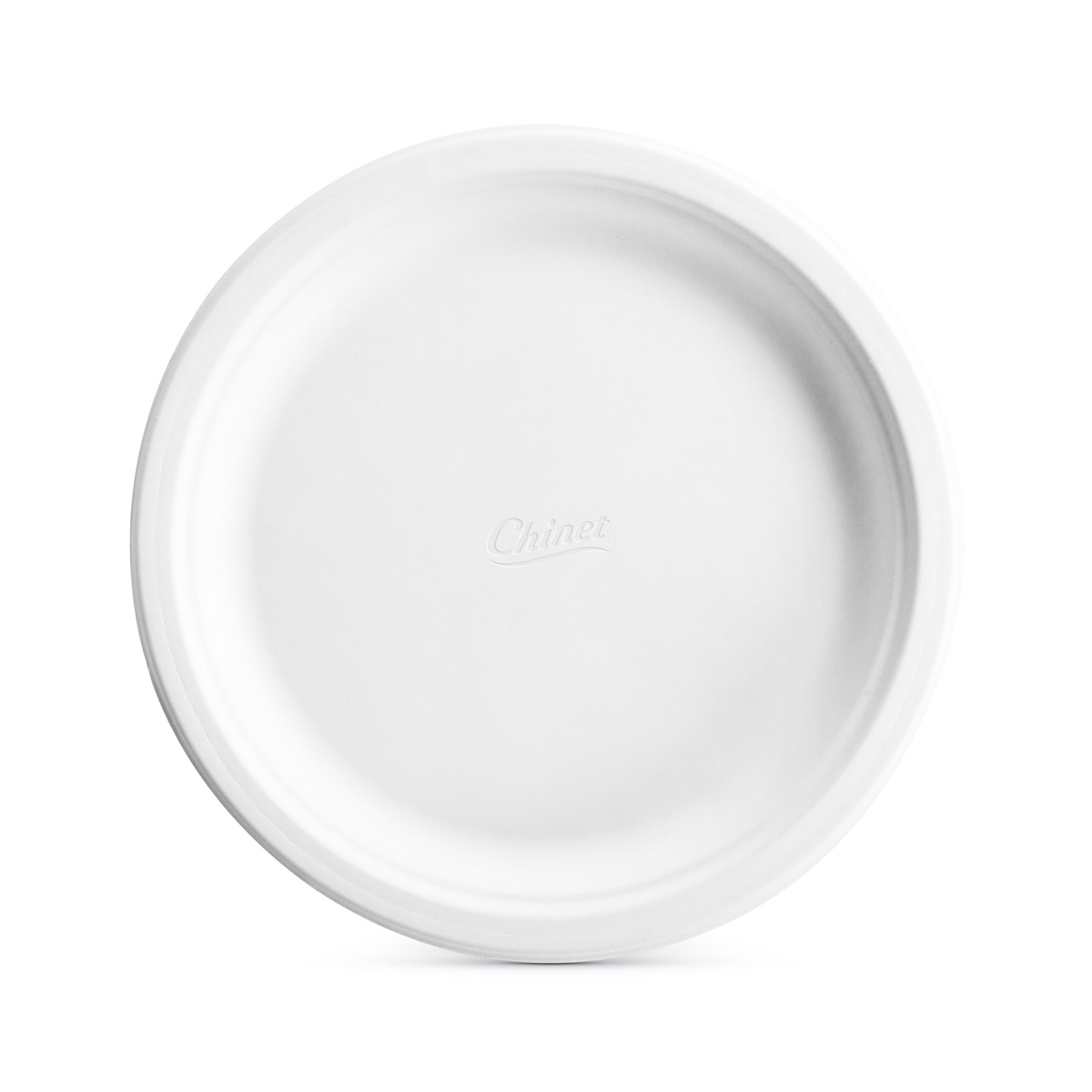21217 10.5&quot;CHINET PLATE 500/cs 
ROUND WHITE MOLDED FIBER 
VENTURE DINNERWARE