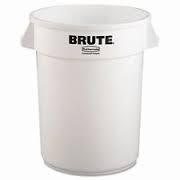 FG2632 WHITE BRUTE 32 GAL W/OUT LID