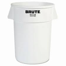 1779740 44-GAL WHITE CONTAINER 
W/O LID, BRUTE VENTED