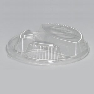 94055 CLEAR PLASTIC LID HIGH DOME 1-3/8&quot; OPS 200/CASE, FITS