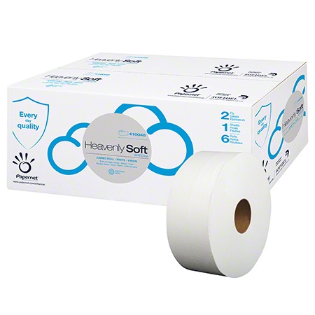 410048 JUMBO ROLL TISSUE 6/CS 12&quot; 2PLY HEAVENLY SOFT SPECIAL