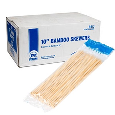 R813 10&quot; BAMBOO SKEWERS  10/100CT 1000/BX