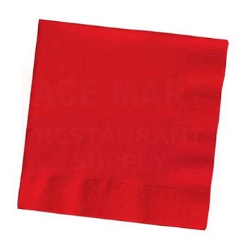 801031B BEV NAPKIN-RED
12/50CT 2PLY 10X10 CLASSIC RED