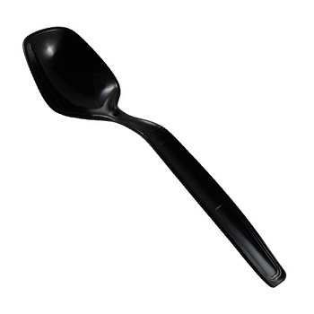 SS9B SERVING SPOON BLACK 9&quot;
EXTRA-HEAVY WEIGHT 144/CS