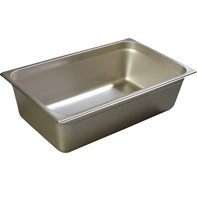 608006 FULL-SIZE STEAM TABLE
HOTEL PAN, 6&quot; DEEP HEAVY GAUGE
STAINLESS STEEL