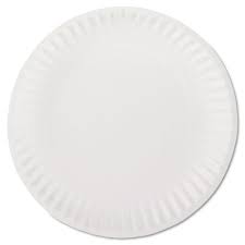 E30400 00066/PP9GREWH WHITE 
PAPER PLATE 9&quot; UNCOATED 
10/100CT
