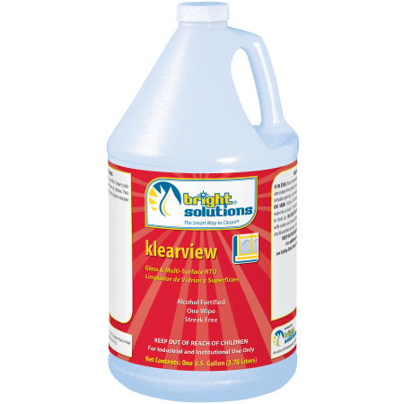 5180041 KLEARVIEW GLASS &amp;
MULTI SURFACE CLEANER, STREAK
FREE, NO AMMONIA 4/1GAL