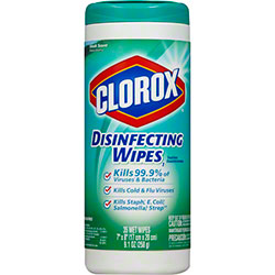01593 CLOROX WIPES 12/35ct 
FRESH SCENT DISINFECTING