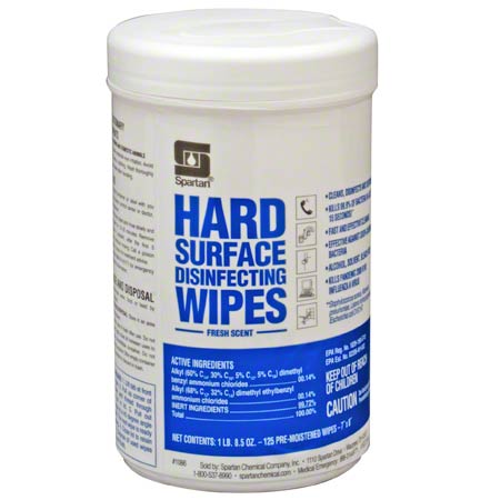 108606 DISINFECTING WIPE HARD
SURFACE, FRESH SCENT 6/125CT
