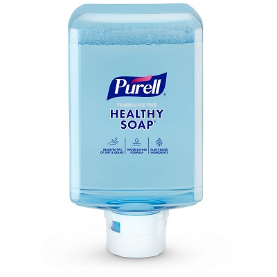 8385-02 PURELL ES10 HEALTHY 
SOAP WITH CRT FRAGRANCE FREE 
FOAM 2/1200ML BATTERY ON BOARD