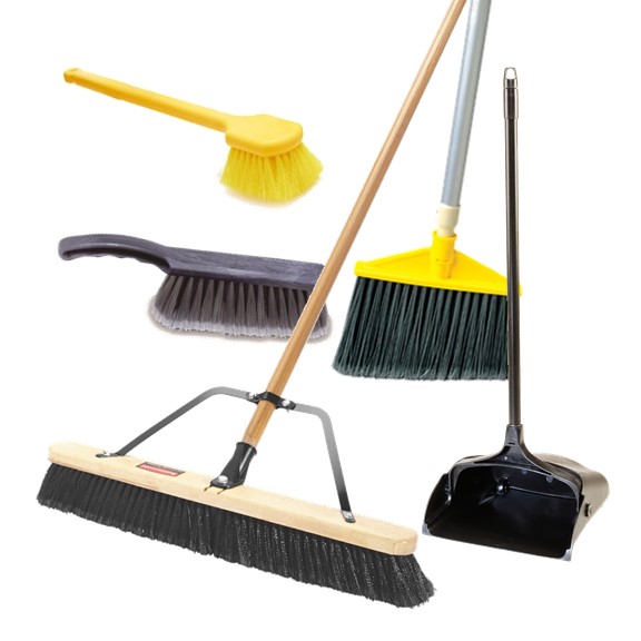 BROOMS, BRUSHES &amp; SWEEPERS