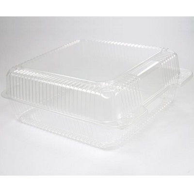 C50UTD 9&quot; HINGED TRAY CLEAR
HIGH DOME 9.1x9.5x3.6 250/CS