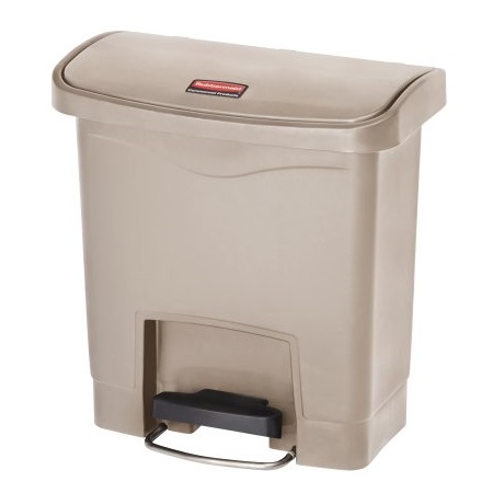 1883455 SLIM JIM STEP-ON 4-GAL RESIN CONTAINER, FRONT STEP