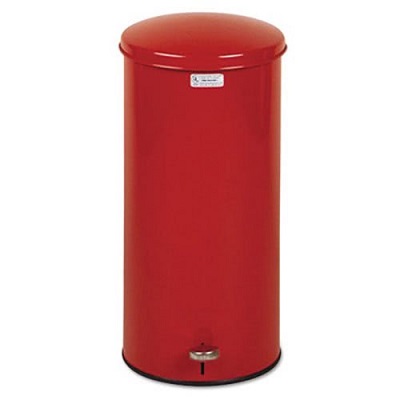 ST5EGL 5-GAL ROUND STEP-ON CAN RED DEFENDER SERIES, FIRE SAFE