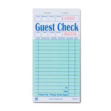 GC3616-1 GUEST CHECK 1-PART GREEN 16 LINES 50/100