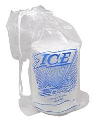 H19PDS 10# ICE BAG W/DRAW STRING PRINTED 12X19 500/CS