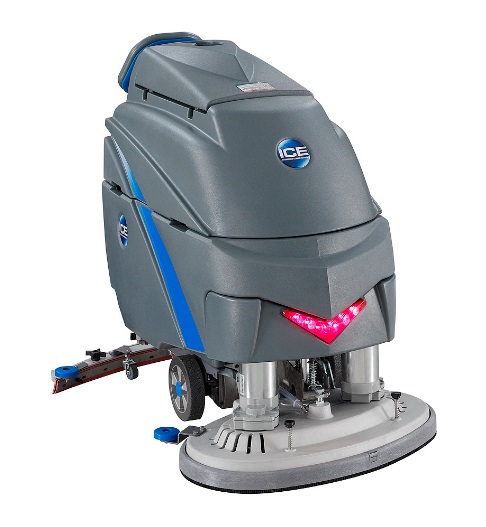 i28BT-LA 28&quot; TRACTION-DRIVE
AUTOMATIC SCRUBBER W/ LEAD
ACID BATTERIES &amp; ON-BOARD
CHARGER