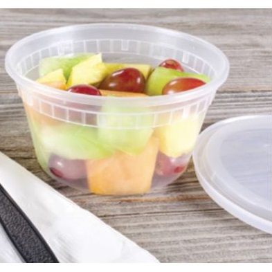 DC16240C/TD40016 16oz CLEAR 
DELI COMBO CONTAINER 240/CS 
POLYPRO