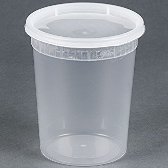 DC32240C/TD40032 32oz CLEAR 
DELI COMBO CONTAINER 240/CS 
POLYPRO