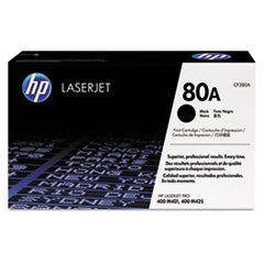 HP 80A, (CF280A) Black Original LaserJet Toner