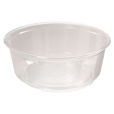 9505100 FABRIKAL 8OZ CLEAR 
PLASTIC DELI PRO-KAL CONTAINER 
PK8S-C 500/CS