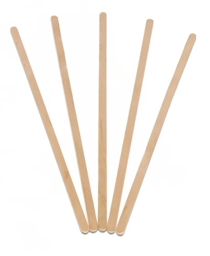R825 7-1/2" STIRRER WOOD BULK 10/500CT COFFEE