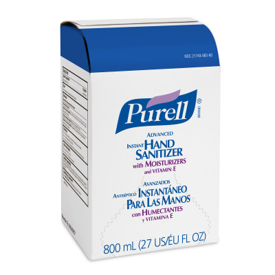 9657-12 PURELL 800ML HAND  SANITIZER REFILL CLEAR 12/CS